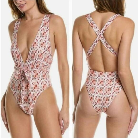 NWT L SPACE Allegra One Piece Swimsuit XL - Picture 1 of 10